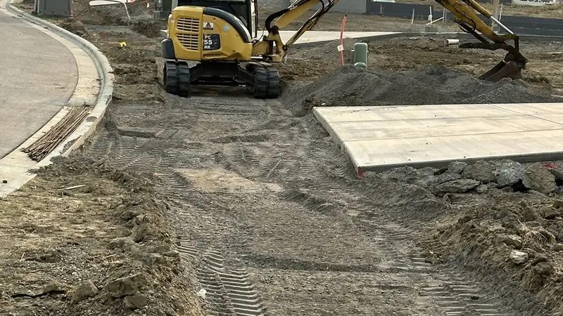 Commercial building pad preparation by TaylorX in Montana